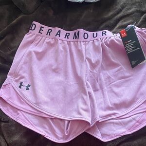 Under Armour Women's Light Pink Athletic Shorts